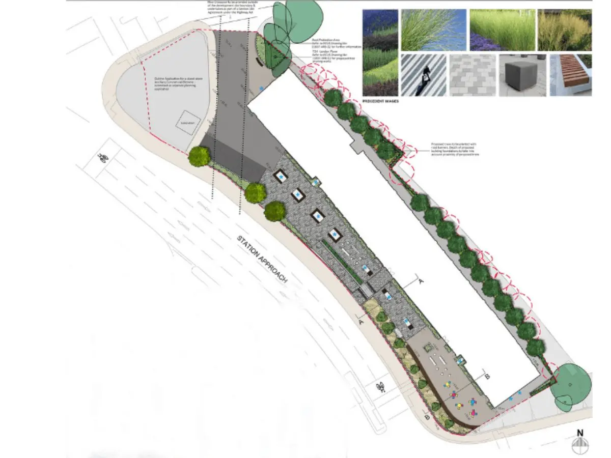 Landscape design for Station Approach
