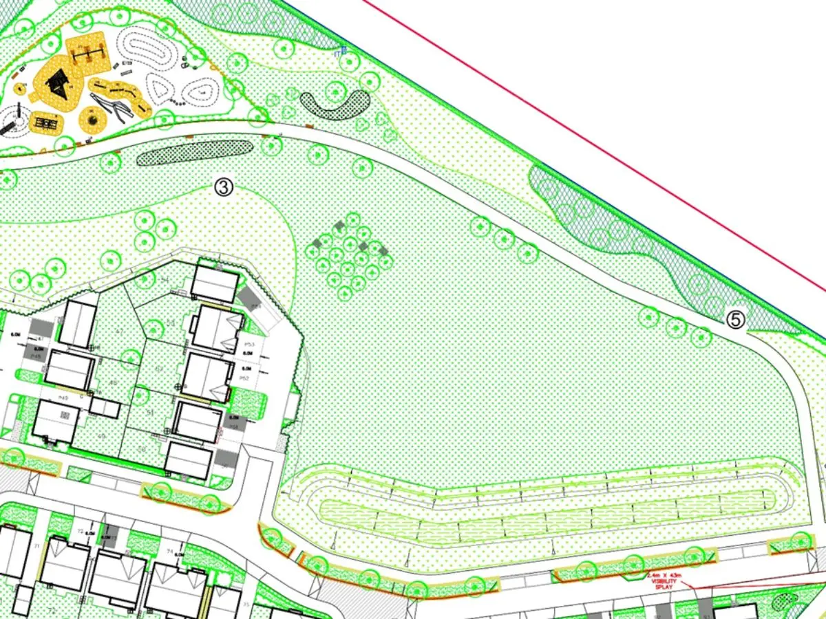 Landscape design plan